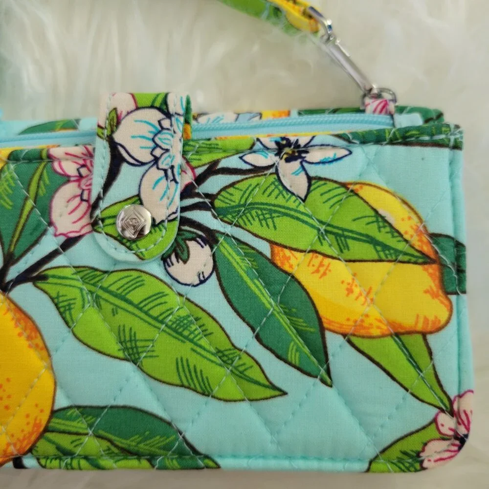 Vera Bradley Lemon RFID Smartphone Wristlet